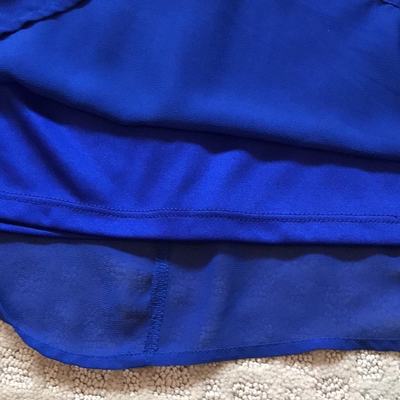 Flowy royal blue shift dress. - Picture 8 of 9